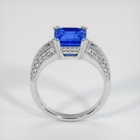 5.06 Ct. Blue Sapphire Ring, 18K White Gold 3