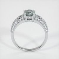 1.15 Ct. Sapphire Ring, 18K White Gold 2