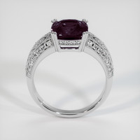 4.30 Ct. Purple Sapphire Ring, 18K White Gold 3
