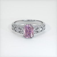 2.28 Ct. Sapphire Ring, 18K White Gold 1