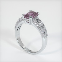 2.28 Ct. Sapphire Ring, 18K White Gold 2
