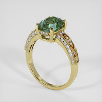 2.63 Ct. Bi Color / Parti Sapphire Ring, 10K Yellow Gold 2