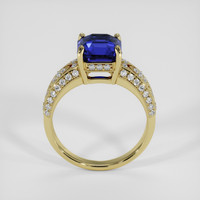 3.22 Ct. Blue Sapphire Ring, 14K Yellow Gold 3