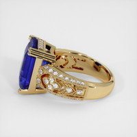 10.06 Ct. Sapphire Ring, 14K Yellow Gold 4