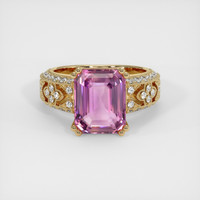 6.02 Ct. Sapphire Ring, 14K Yellow Gold 1