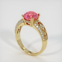 3.09 Ct. Sapphire Ring, 14K Yellow Gold 2