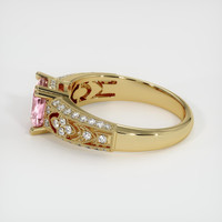 2.07 Ct. Padparadscha Sapphire Ring, 14K Yellow Gold 4