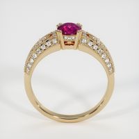 0.61 Ct. Ruby Ring, 14K Yellow Gold 3