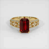 2.48 Ct. Ruby Ring, 14K Yellow Gold 1
