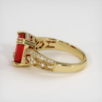 3.00 Ct. Ruby Ring, 14K Yellow Gold 4