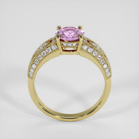 1.30 Ct. Purple Sapphire Ring, 14K Yellow Gold 3