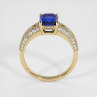 1.66 Ct. Blue Sapphire Ring, 14K Yellow Gold 3