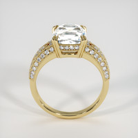 2.75 Ct. White Sapphire Ring, 14K Yellow Gold 3