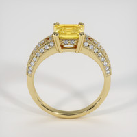 1.53 Ct. Orangish Yellow Sapphire Ring, 14K Yellow Gold 3