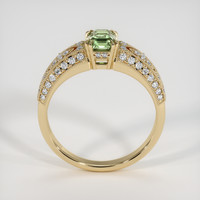 1.31 Ct. Yellowish Green Sapphire Ring, 14K Yellow Gold 3