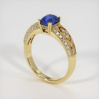 2.31 Ct. Sapphire Ring, 18K Yellow Gold 2