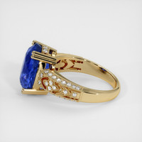 7.62 Ct. Sapphire Ring, 18K Yellow Gold 4