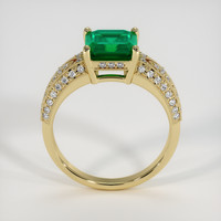 1.52 Ct. Emerald Ring, 18K Yellow Gold 3