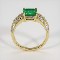 1.41 Ct. Emerald Ring, 18K Yellow Gold 3