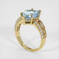 4.12 Ct. Gemstone Ring, 18K Yellow Gold 2