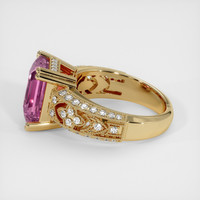 6.02 Ct. Sapphire Ring, 18K Yellow Gold 4