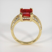 3.00 Ct. Ruby Ring, 18K Yellow Gold 3