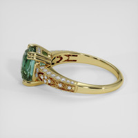 2.63 Ct. Bi Color / Parti Sapphire Ring, 18K Yellow Gold 4