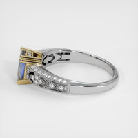 1.56 Ct. Bi Color Sapphire Ring, 14K Yellow & White 4