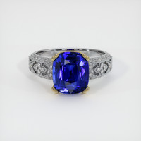 5.03 Ct. Sapphire Ring, 18K Yellow & White 1