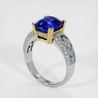 5.03 Ct. Sapphire Ring, 18K Yellow & White 2