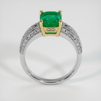 2.07 Ct. Emerald Ring, 18K Yellow & White 3