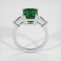 3.86 Ct. Emerald Ring, Platinum 950 3