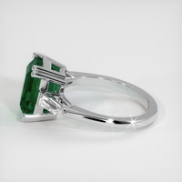 3.86 Ct. Emerald Ring, Platinum 950 4