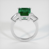4.17 Ct. Emerald Ring, Platinum 950 3