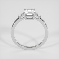 2.13 Ct. White Sapphire Ring, Platinum 950 3