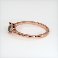 0.52 Ct. Sapphire Ring, 14K Rose Gold 4
