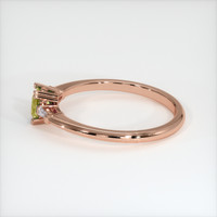 0.51 Ct. Sapphire Ring, 14K Rose Gold 4