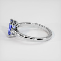 1.29 Ct. Bluish Purple Sapphire Ring, 10K White Gold 4