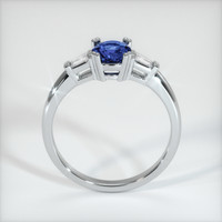 1.20 Ct. Blue Sapphire Ring, 14K White Gold 3