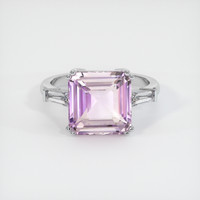 6.08 Ct. Sapphire Ring, 14K White Gold 1