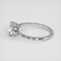 2.13 Ct. White Sapphire Ring, 14K White Gold 4
