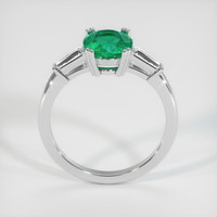 1.32 Ct. Emerald Ring, 18K White Gold 3