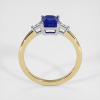 1.25 Ct. Blue Sapphire Ring, 18K White & Yellow 3