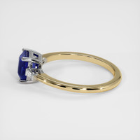 1.25 Ct. Blue Sapphire Ring, 18K White & Yellow 4