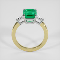 2.50 Ct. Emerald Ring, 18K White & Yellow 3