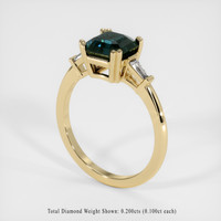 3.01 Ct. Sapphire Ring, 14K Yellow Gold 2