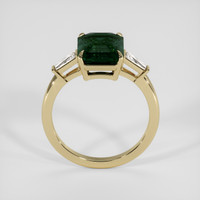 4.07 Ct. Greenish Blue Sapphire Ring, 14K Yellow Gold 3