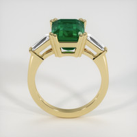 3.86 Ct. Emerald Ring, 18K Yellow Gold 3
