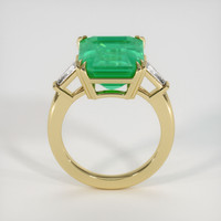 8.31 Ct. Emerald Ring, 18K Yellow Gold 3