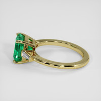 2.50 Ct. Emerald Ring, 18K Yellow Gold 4